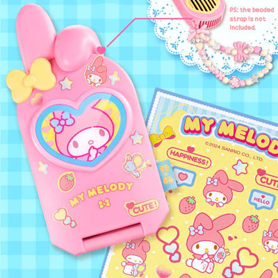match with the my melody beaded phone strap is more cute and chic