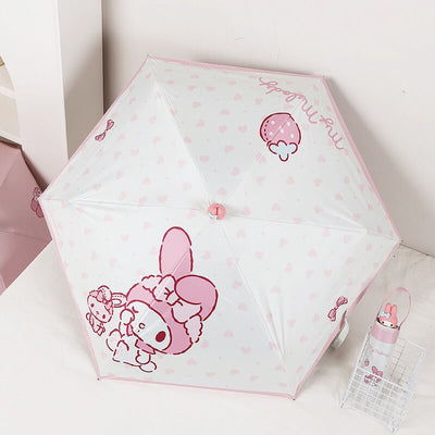 Pink My Melody Doll UV Protection Umbrellas