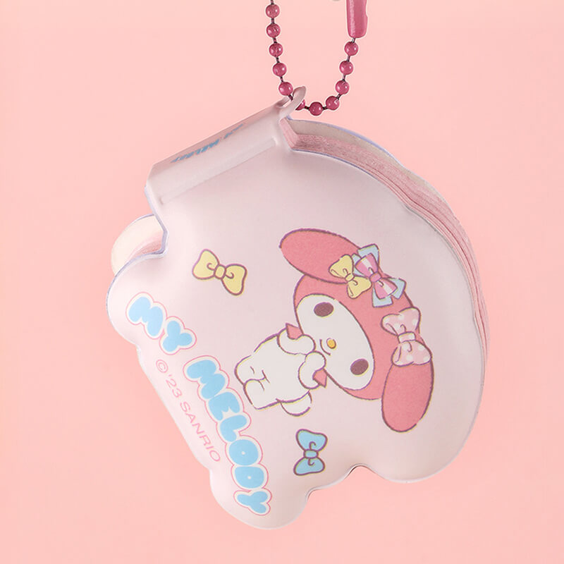 my-melody-mini-notepad-with-ball-chain-attach-to-your-bag