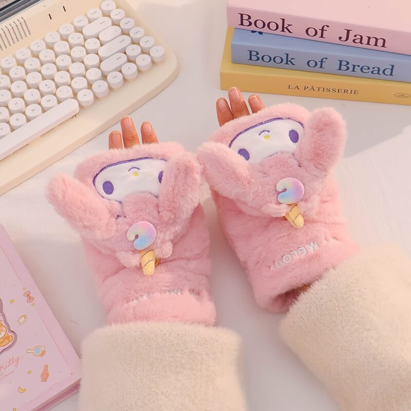 my-melody-warm-fuzzy-unicorn-gloves-for-anime-fans