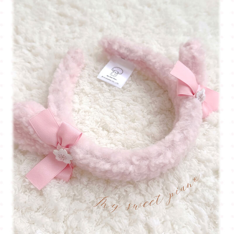pink-my-sweet-piano-ears-kc-with-flower-bowknot-deco