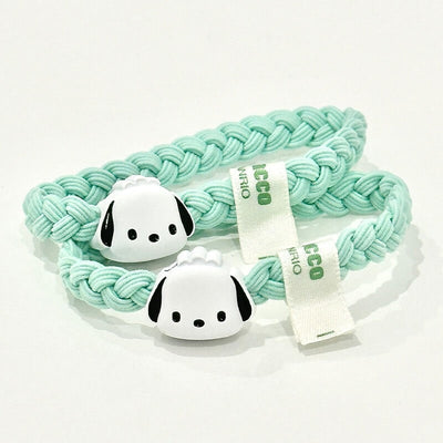 pochacco-metal-braided-hair-tie-for-teens-sanrio-licensed-cartoon-accessory-high-quality