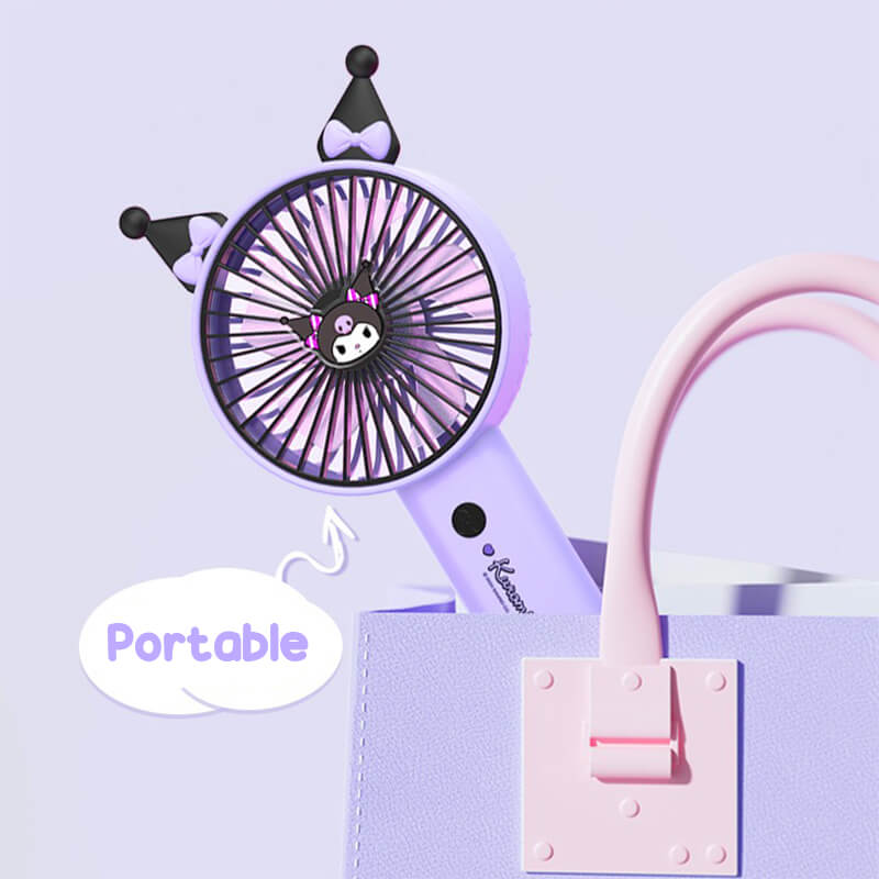 portable-easy-to-carry-kuromi-mini-fan
