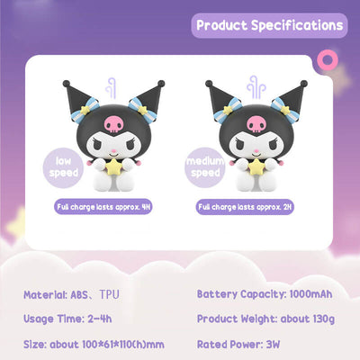product-specifications-of-the-kuromi-ornament-and-fan-2-in-1