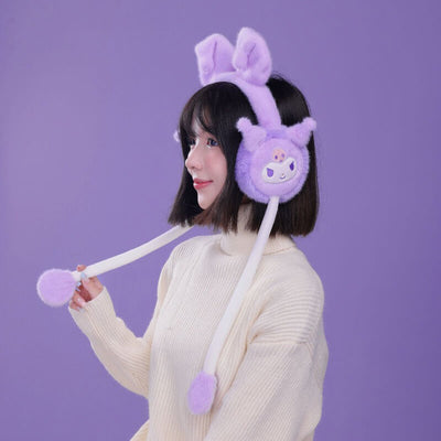 sanrio-2024-new-design-kuromi-plush-earmuffs-with-flap-dancing-ears