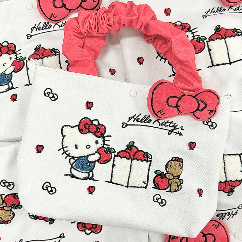 sanrio-authorized-cute-hello-kitty-apple-towel-embroidery-tote-bag-white