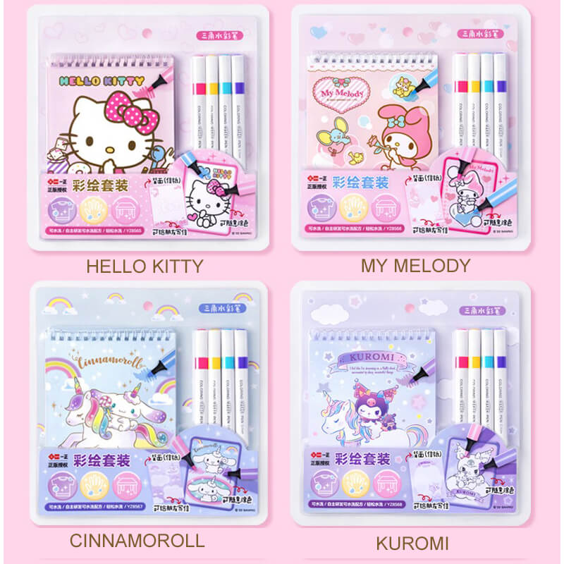 sanrio-characters-watercolor-markers-for-kids