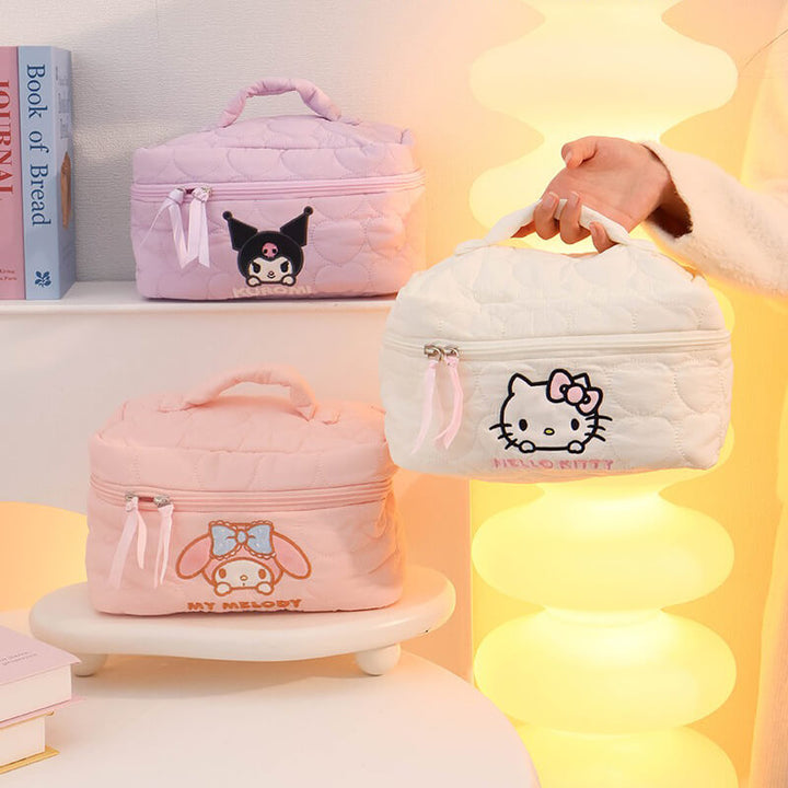 Sanrio Embroidered Cosmetic Bag - Main Image