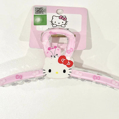 sanrio-license-bow-patterned-hello-kitty-tiny-chum-acrylic-hair-claw-clip