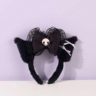 sanrio-license-kuromi-ears-plush-headband-lolita-kc-black