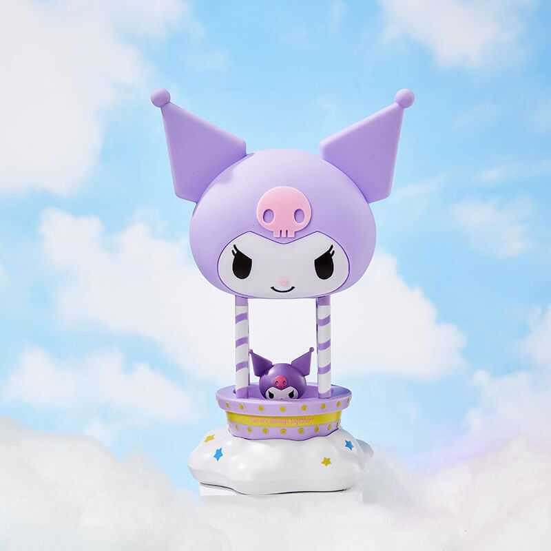 sanrio-license-purple-kuromi-hot-air-balloon-shaped-led-squishy-silicone-pat-light