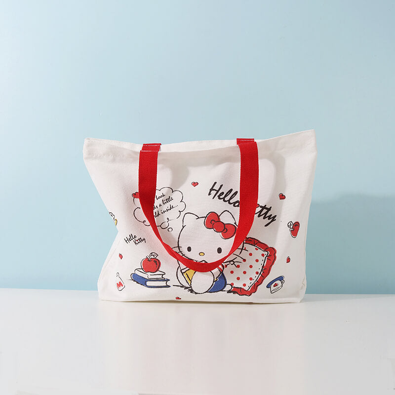sanrio-licensed-Hello-Kitty-illustration-print-canvas-bag