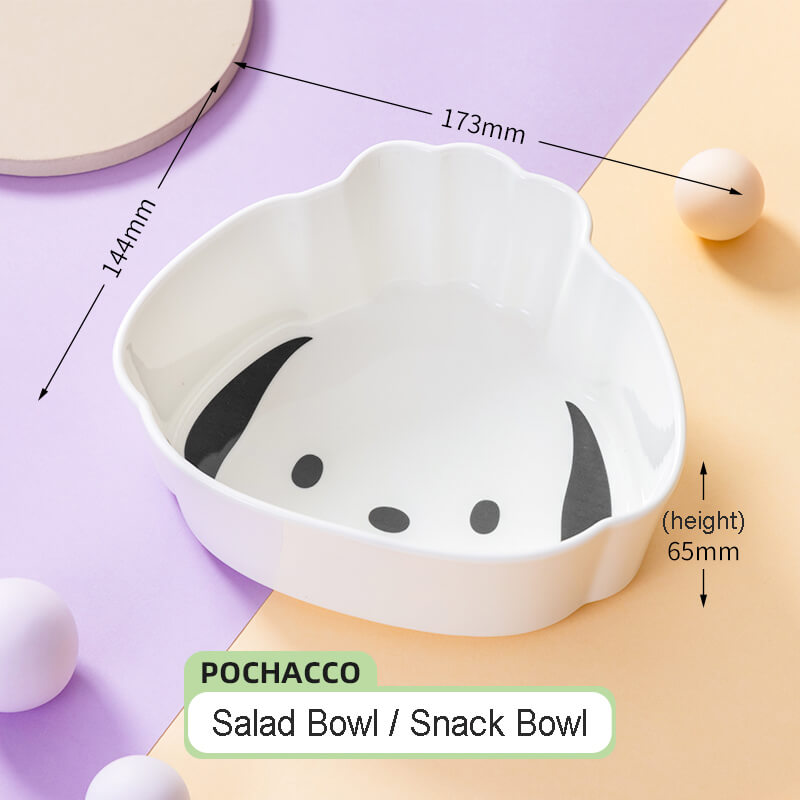 sanrio-licensed-die-cut-pochacco-face-ceramic-snack-bowl