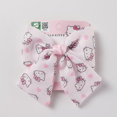 sanrio-licensed-hello-kitty-hearts-illustration-chiffon-bow-hair-clip-in-pink