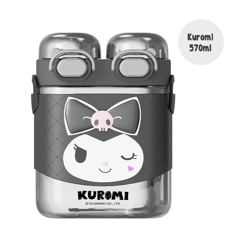 sanrio-licensed-kuromi-double-drinking-portable-water-bottle-570ml