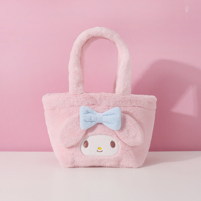 sanrio-licensed-my-melody-3d-face-plush-tote-bag-pink