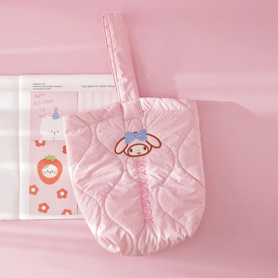 sanrio-licensed-my-melody-embroidery-bucket-bag-pink