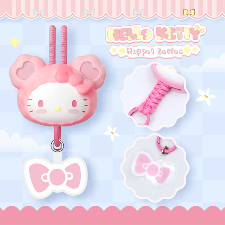 Sanrio Muppet Series 3d Face Doll Phone Neck Hanging Lanyard