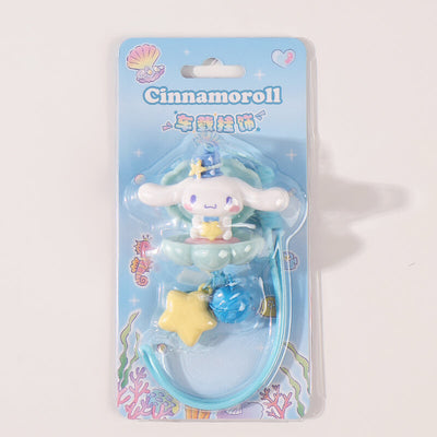 sanrio-ocean-treasure-series-shell-cinnamoroll-doll-star-bell-car-hanging-ornament