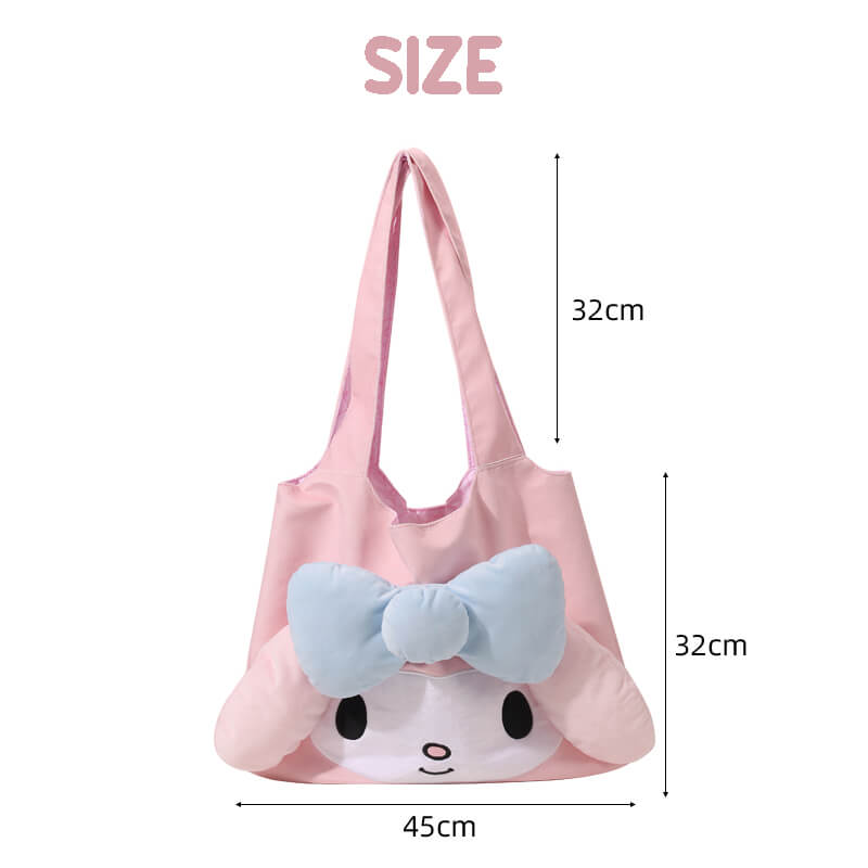 size-of-my-melody-3d-face-handbag