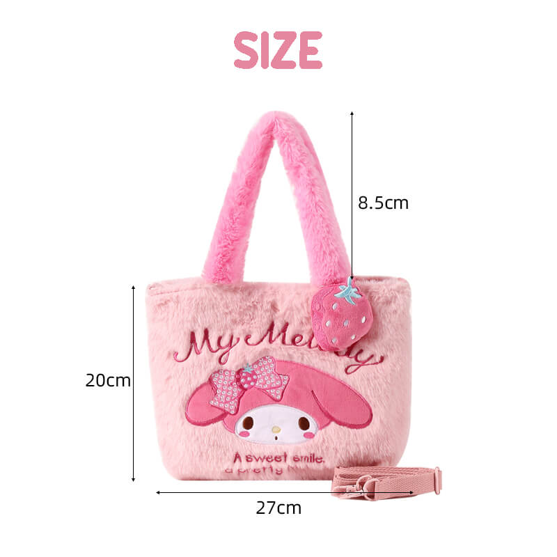 My Melody Sanrio large stain outlet organza pastel tote bag - pink version