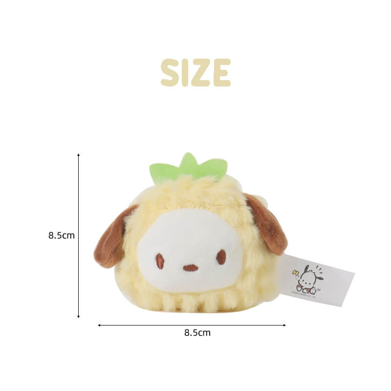 Pineapple Pochacco Plush Keychain – KawaiiEnvy
