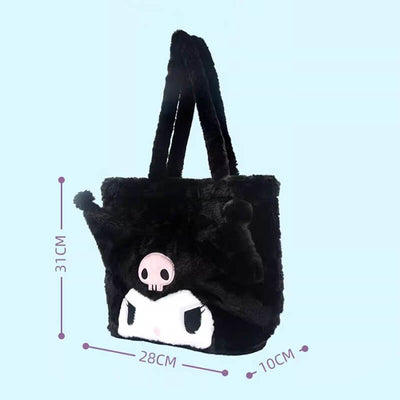 size-of-the-kuromi-face-plushie-tote