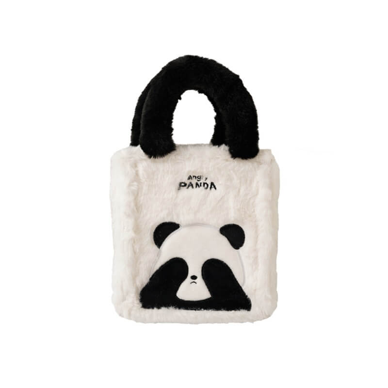 Fluffy Panda Shoulder Bag