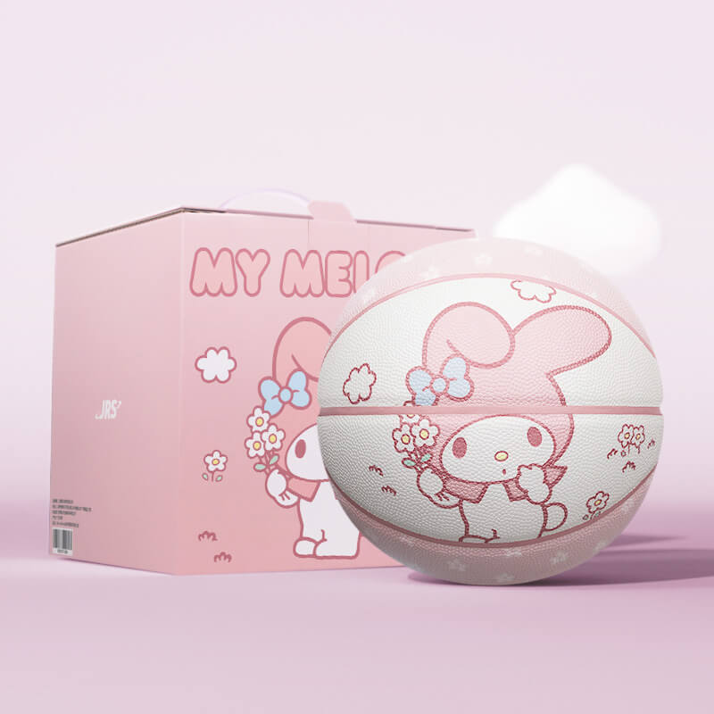 sweet-my-melody-flower-illustration-pattern-outdoor-pu-basketball-with-exclusive-gift-box