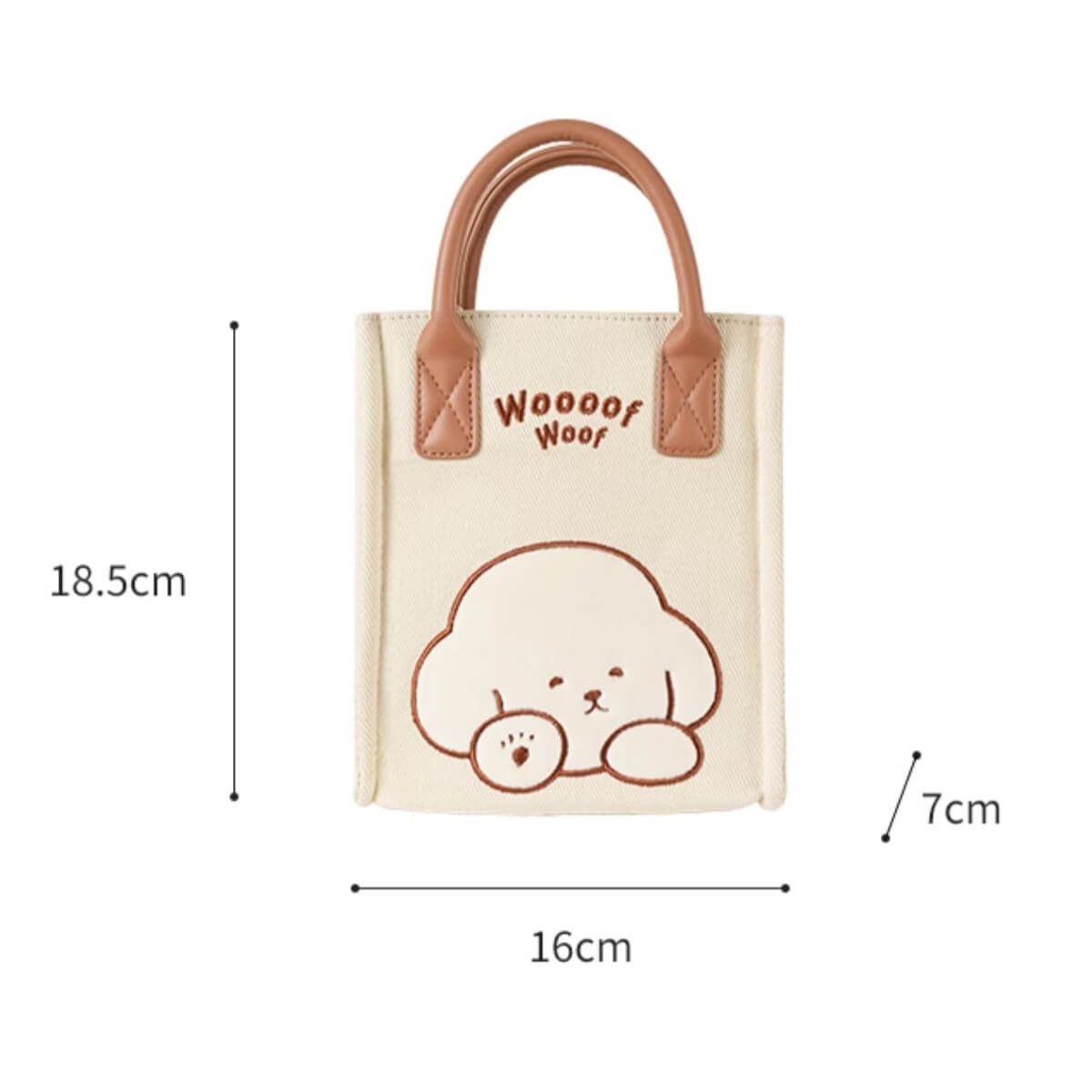 the-size-of-the-high-quality-canvas-and-pu-leather-puppy-tote-bag