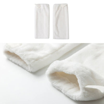 white-fluffy-leg-warmers-and-soft-material-details