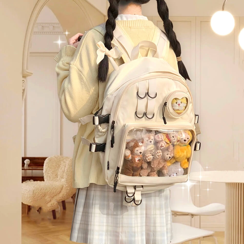 2022-New-After-Class-Ita-Backpack-Bag-apricot-color-model-display