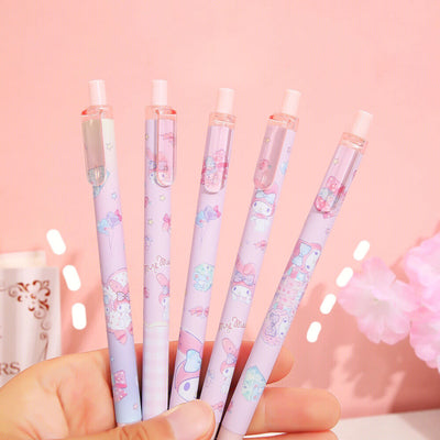 5-different-my-melody-graphic-print-gel-pens