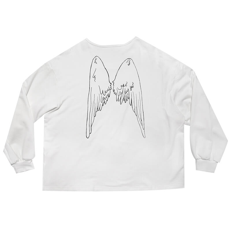 Back-Angel-Wings-Print-Loose-Sweatshirt