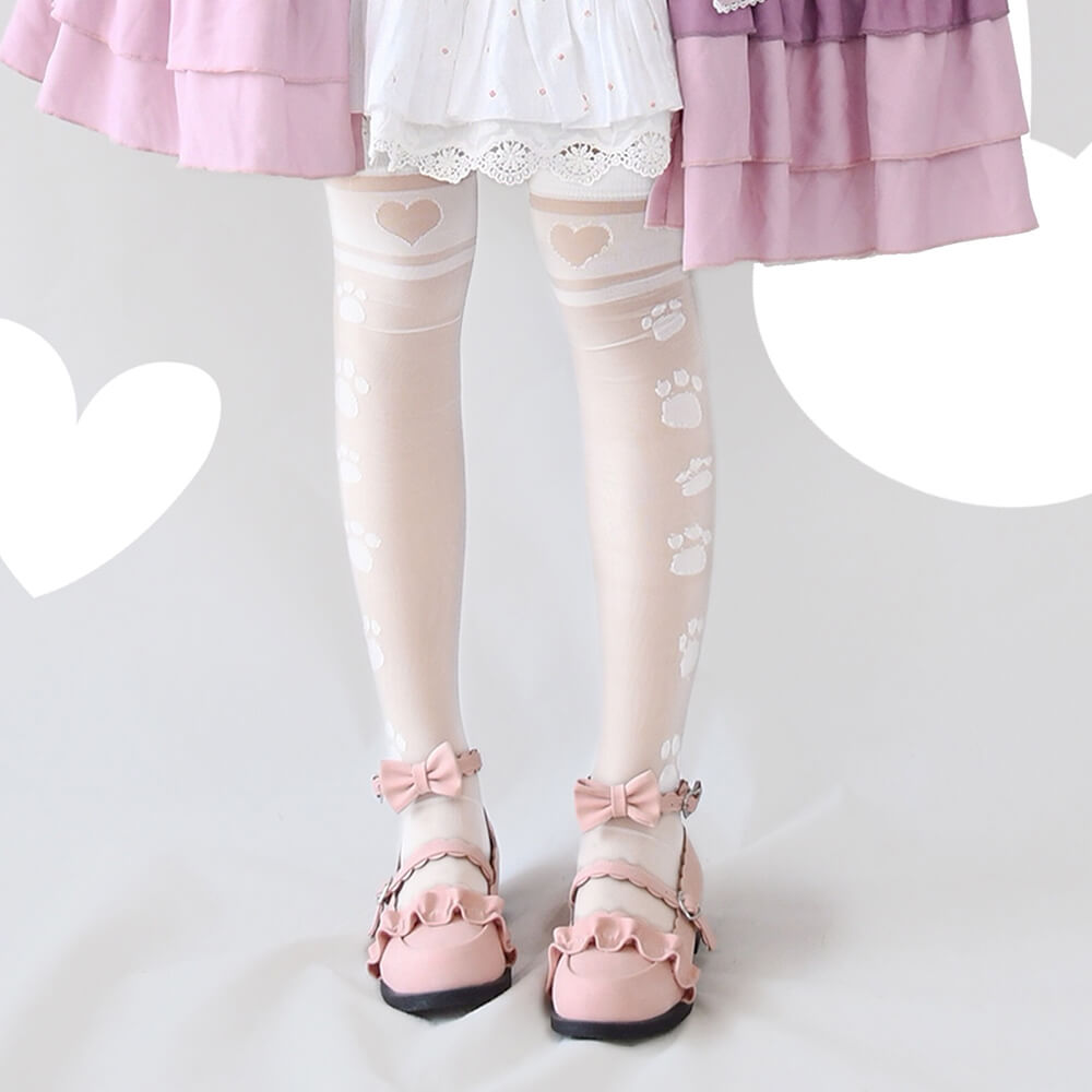 Cute-Cat-Paws-Over-the-Knee-Socks-white