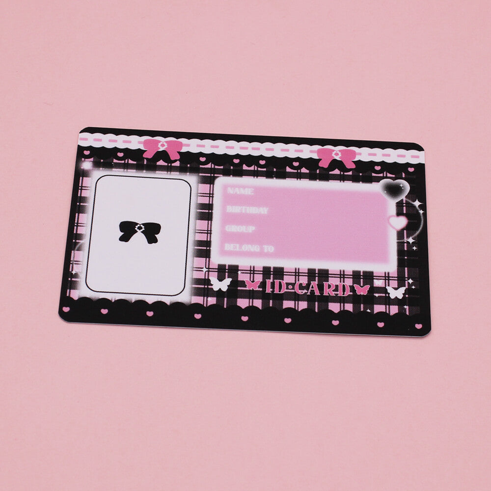 Cute-Girly-ID-Card-pink-black