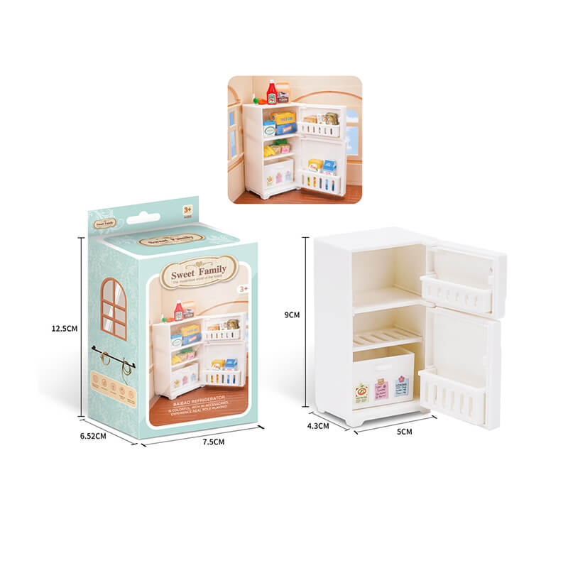 Dollhouse_Miniature_Food_fridge_Model_Toy