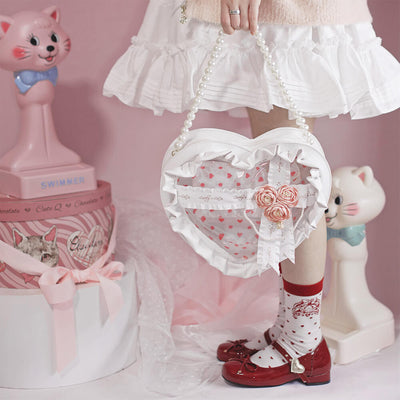 Dream-FlowerGift-Heart-Shaped-Ita-Handbag-model-display