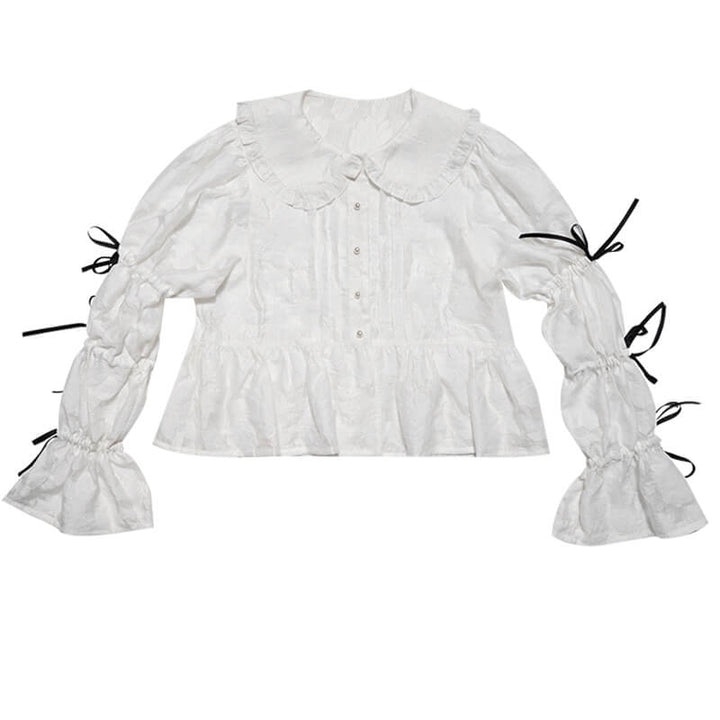 Girly-Ribbon-Bows-Puff-Sleeve-