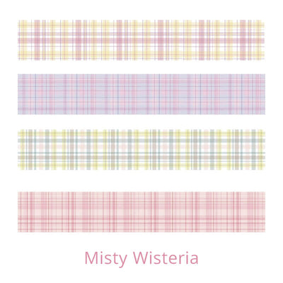 Japanese-Plaid-Series-Washi-Tapes-Misty-Wisteria