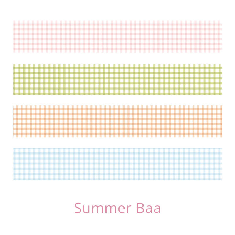 Japanese-Plaid-Series-Washi-Tapes-Summer-Baa