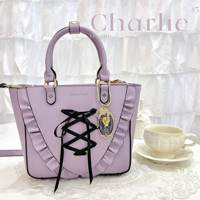 Japanese-style-elegant-lace-up-pu-ita-bag-in-purple