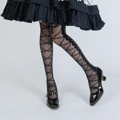 KE-S107-lolita-kiss-of-thorn-stockings-black