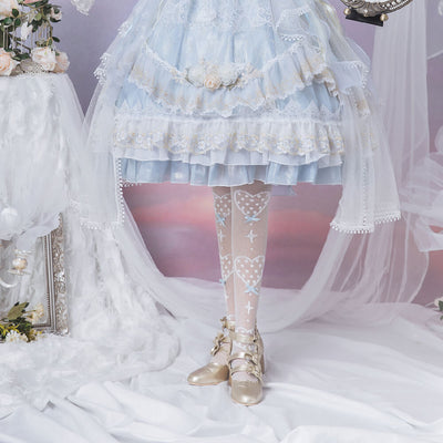 Kawaii-Lolita-Hearts-Knee-Socks-white-blue