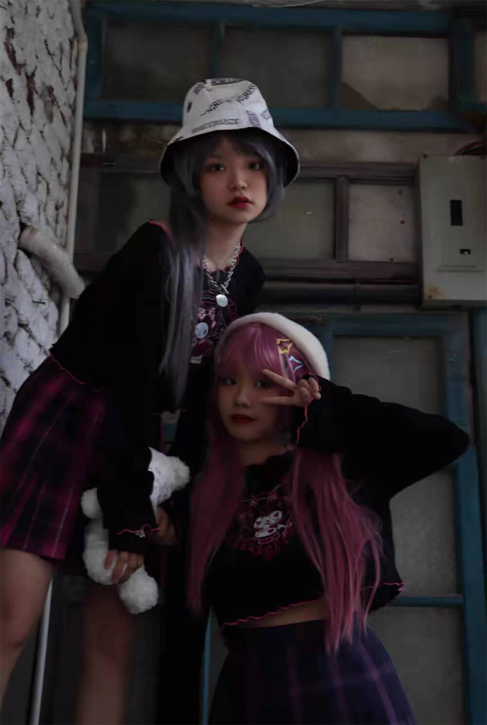 Kuromi Little Devil Crop Tops - Kawaiienvy – KawaiiEnvy