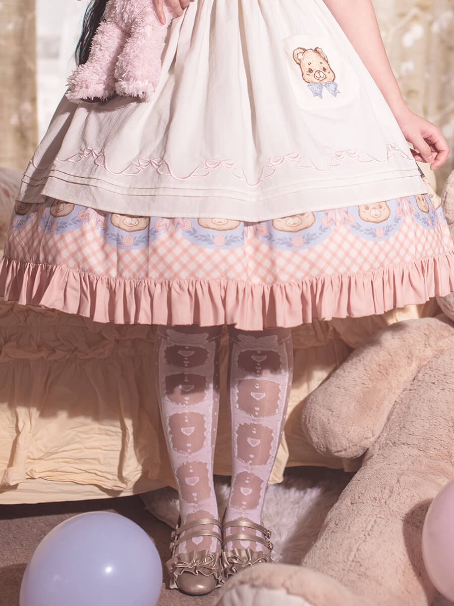 Lolita-Bow-Hearts-Pattern-Lace-Knee-Socks