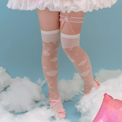Lolita-Cotton-Cloud-Over-Knee-Socks-white