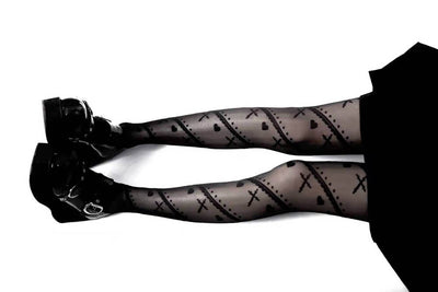 Lolita-Sexy-Hearts-Cross-Stockings