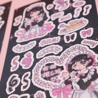 Maid-Love-Sticker-pink-details