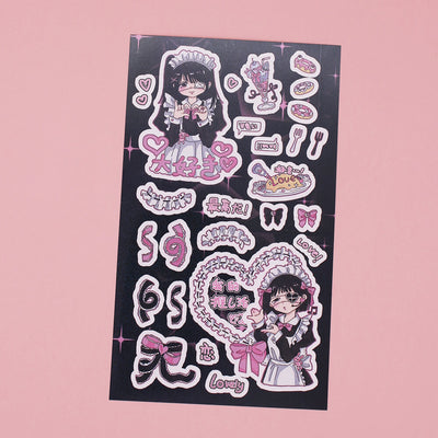 Maid-Love-Sticker-pink